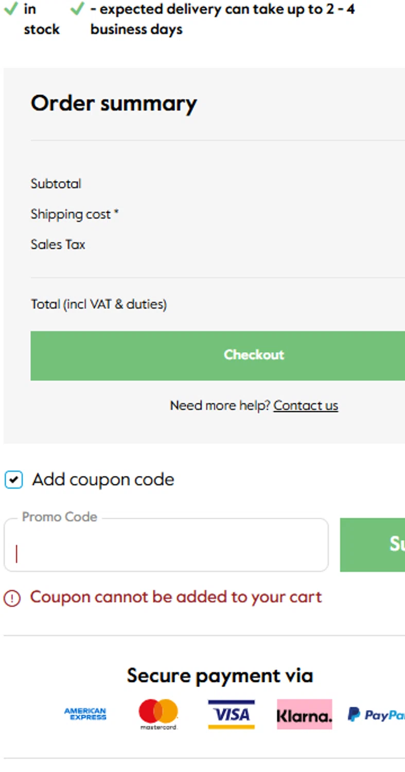 Joolz coupon code screenshot showing code JOOLZBF2024 applied at Joolz checkout page. Uploaded by SimplyCodes community member CouponSaver3821 on Mar 23, 2025