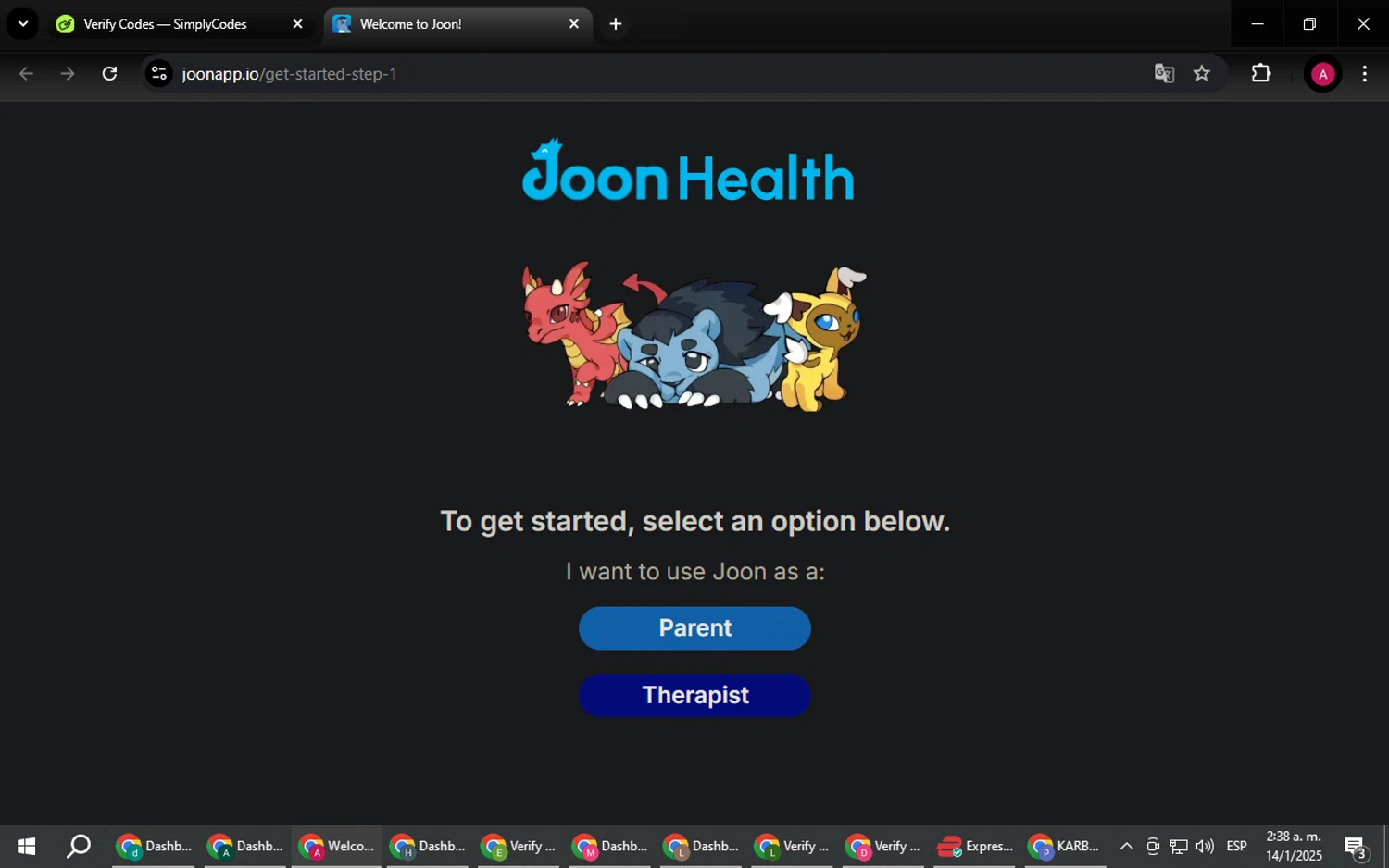 Joon App discount code screenshot showing code DMND25 applied at Joon App checkout page. Uploaded by SimplyCodes community member BMWGS1200 on Jan 14, 2025