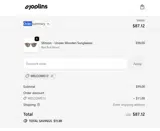 WELCOME12 coupon verification screenshot