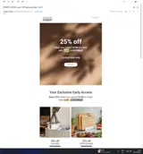 JJ25TREAT coupon verification screenshot