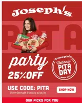 PITA coupon verification screenshot