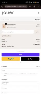 DANNA15 coupon verification screenshot