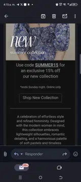 Summer15 coupon verification screenshot