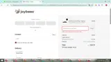 Joybees Footwear coupon verification screenshot