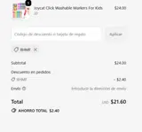 8HMF coupon verification screenshot