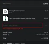 REBEKAH10 coupon verification screenshot