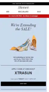 XTRASUN coupon verification screenshot