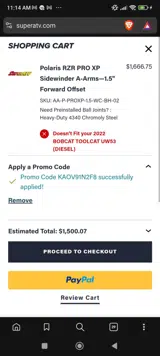 Fur2025 coupon verification screenshot