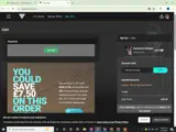 JTC Guitar coupon verification screenshot