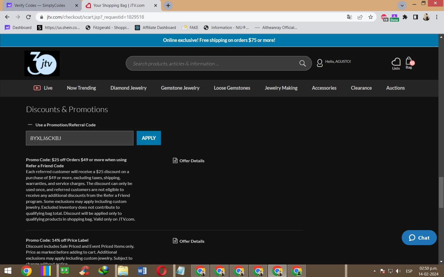 JTV Promo Codes 10 Off June 2024