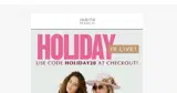 holiday20 coupon verification screenshot