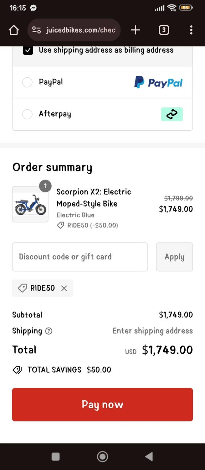 juiced bikes coupon code