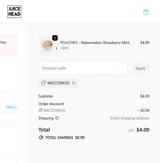 Juice Head coupon verification screenshot