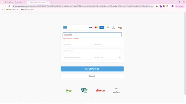 JuicyChat.AI checkout page showing JuicyChat.AI promo code box | Screenshot taken by SimplyCodes community member on Jan 23, 2025