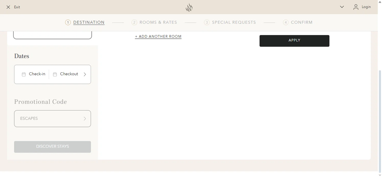 Jumeirah promo code screenshot showing code ESCAPES applied at Jumeirah checkout page. Uploaded by SimplyCodes community member Nubelinda on Dec 11, 2025