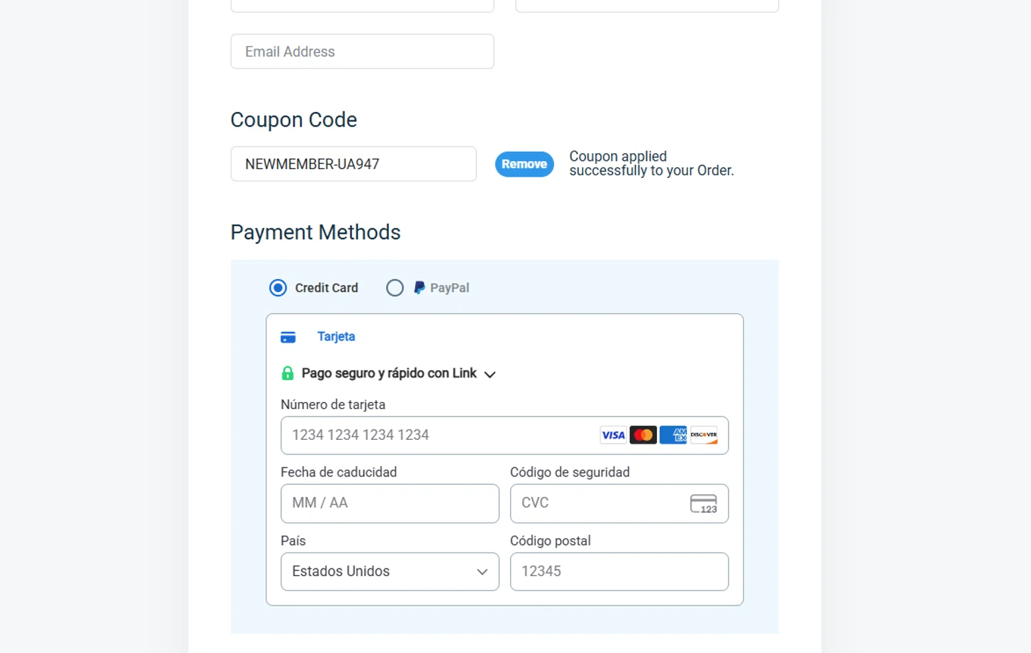 Jumpspeak checkout page showing Jumpspeak coupon code box | Screenshot taken by SimplyCodes community member on Sep 5, 2025