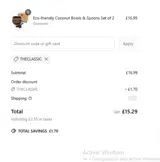 THECLASSIC coupon verification screenshot