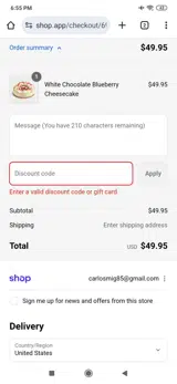 laborday25 coupon verification screenshot