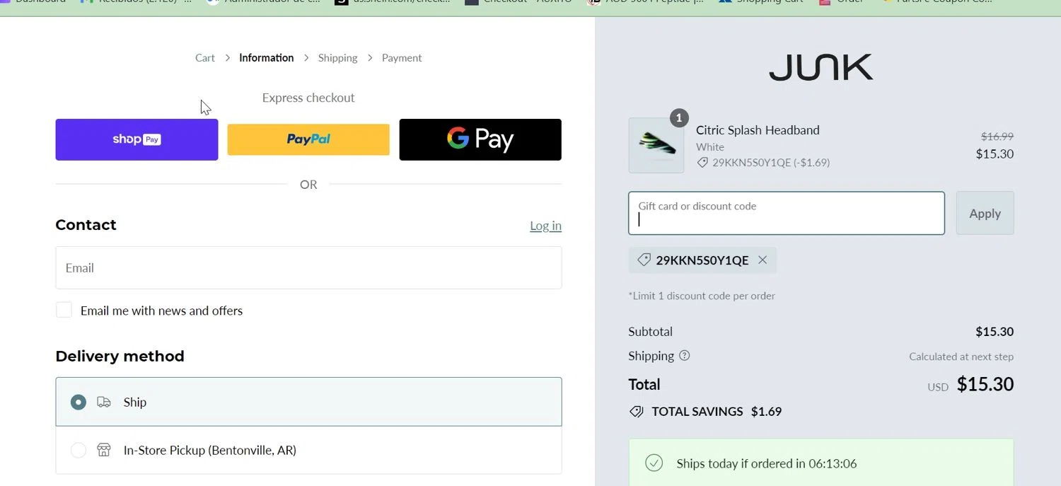 Junk Brands Discount Codes 10 Off October 2024