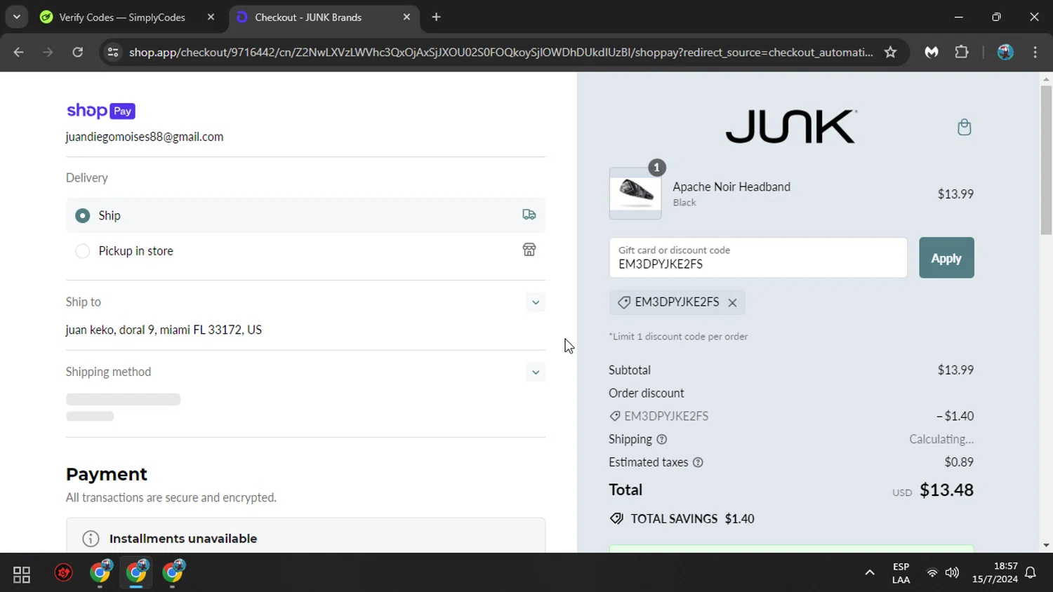 Junk Brands Discount Codes 10 Off October 2024