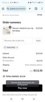 5VXCX9S2 coupon verification screenshot