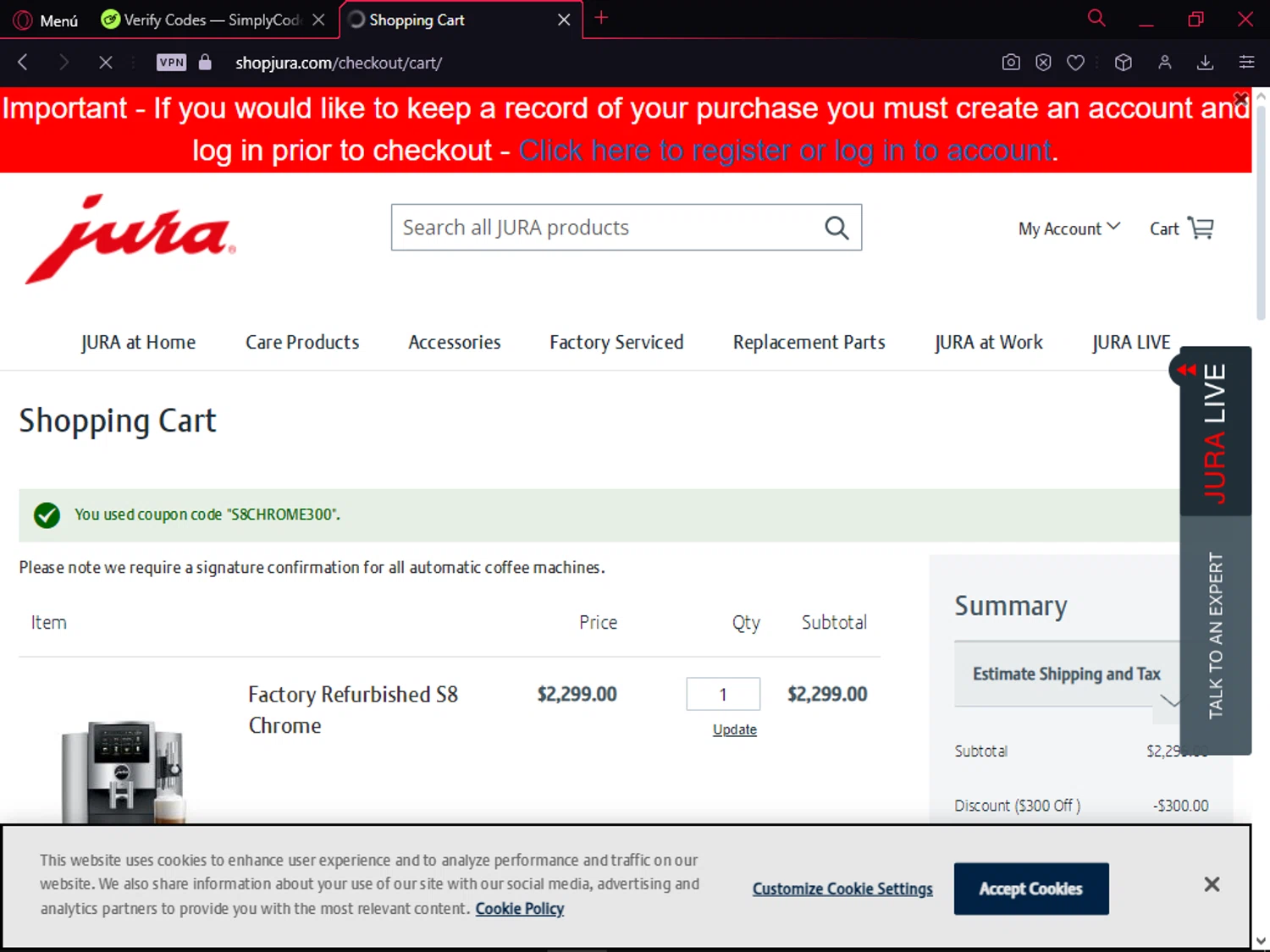 Jura Promo Codes 300 Off June 2024