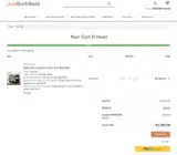 Just Bunk Beds coupon verification screenshot