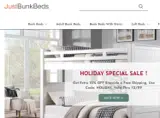 Just Bunk Beds coupon verification screenshot