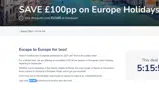 EU100 coupon verification screenshot