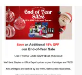 Just Ink and Toner coupon verification screenshot