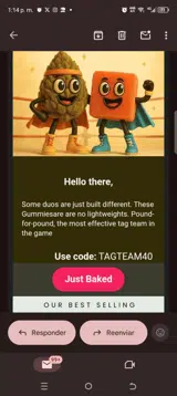 TAGTEAM40 coupon verification screenshot