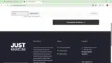 Just Kratom coupon verification screenshot