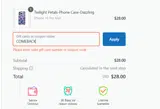 COMEBACK coupon verification screenshot