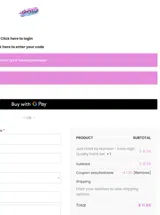 easyflashsale coupon verification screenshot