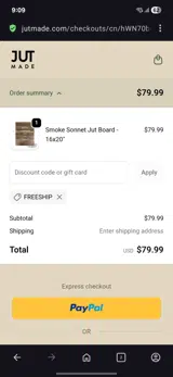 Freeship coupon verification screenshot