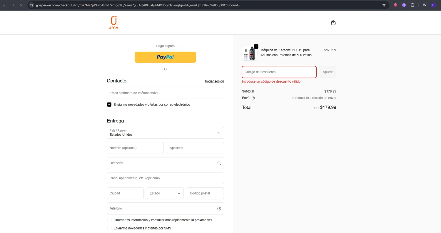 JYX discount code screenshot showing code JYX25 applied at JYX checkout page. Uploaded by SimplyCodes community member RebateVirtuoso9954 on Nov 6, 2025