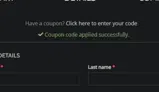 ALEXTURNER coupon verification screenshot