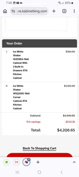 MOM15 coupon verification screenshot