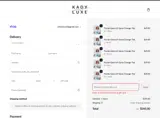 KadyLuxe coupon verification screenshot