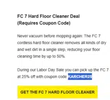 KARCHER25 coupon verification screenshot