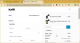 Kaffe Products coupon verification screenshot
