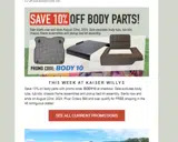 BODY10 coupon verification screenshot