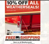 WEATHER10 coupon verification screenshot