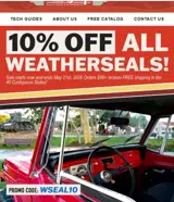 WSEAL10 coupon verification screenshot
