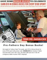 DADBUCKS coupon verification screenshot