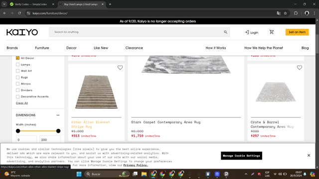Kaiyo checkout page showing Kaiyo coupon code box | Screenshot taken by SimplyCodes community member on Sep 26, 2024
