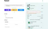 Kaizen Food Company coupon verification screenshot