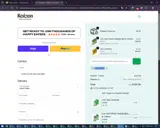 Kaizen Food Company coupon verification screenshot