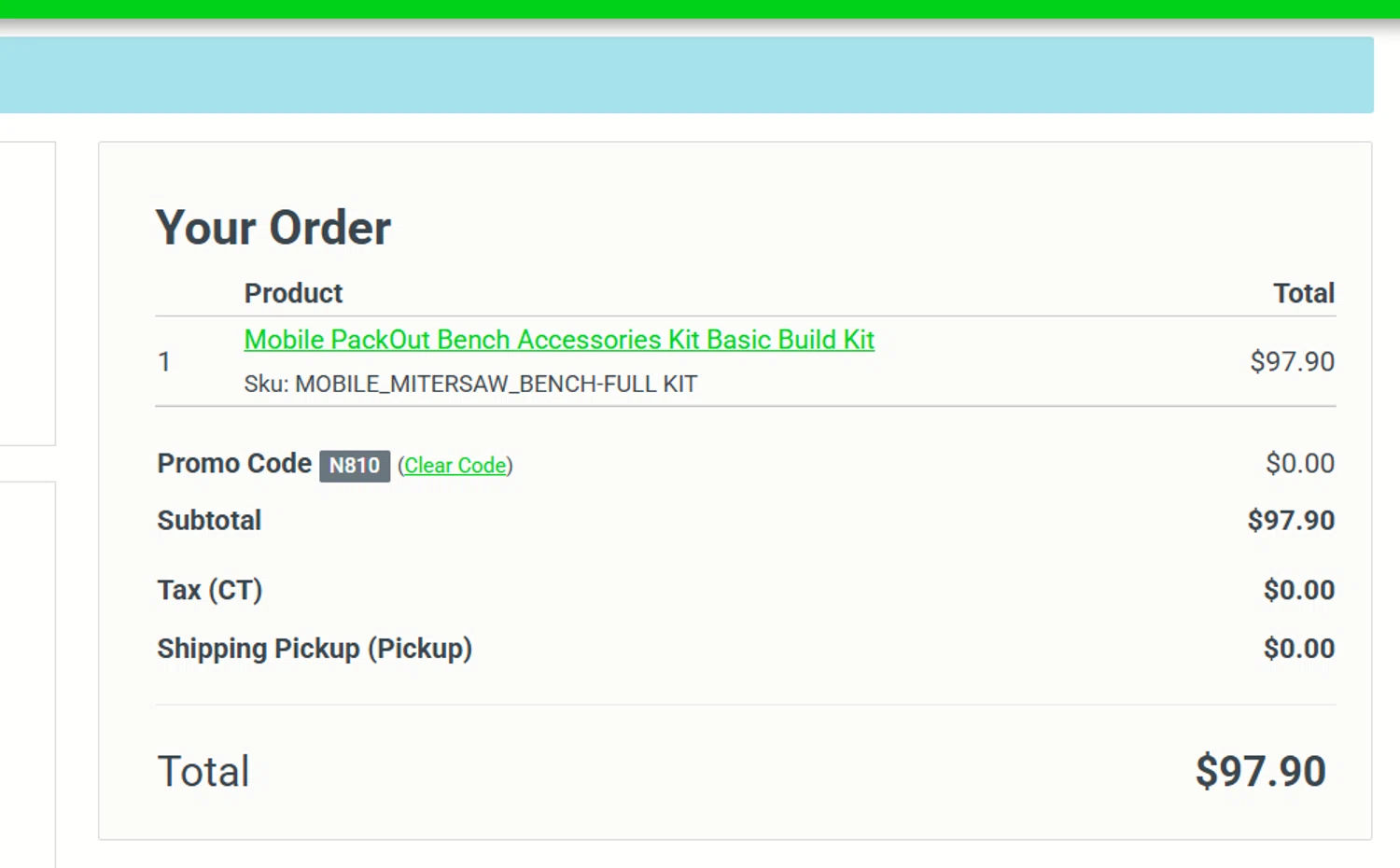 Kaizen Source promo code screenshot showing code N810 applied at Kaizen Source checkout page. Uploaded by SimplyCodes community member a2d2c2d211 on Jun 17, 2025