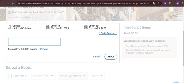 Kalahari Resorts Promo Codes (3 Verified) - 30% Off Jan 2025